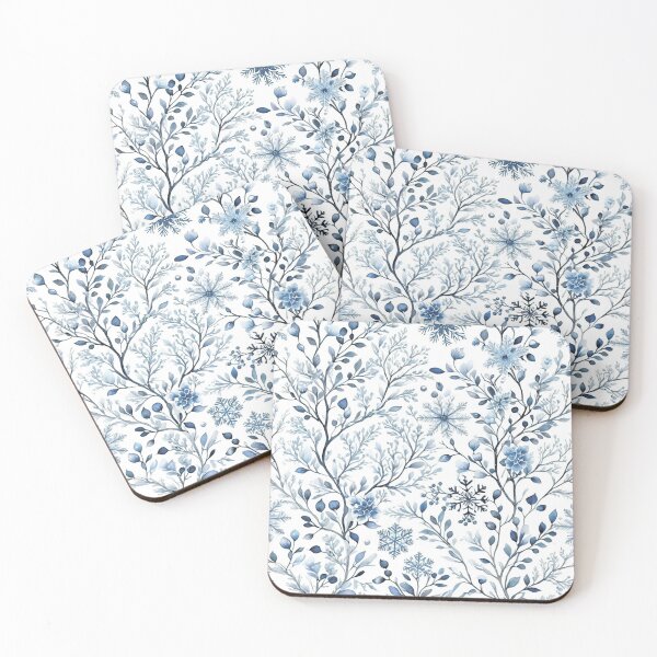 Item preview, Blue flowers on a white background.Field of flowers.Floral pattern. designed and sold by MagelliShop.