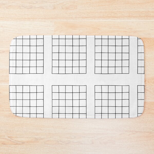 Item preview, Geometric Grid Designs: Minimalist Black & White Line Art designed and sold by RM-Journey.