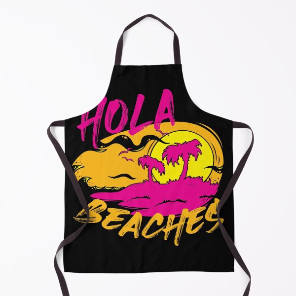 Item preview, HOLA BEACHES Tropical Bold Vibrant Fun Playful designed and sold by RoadTripWear.
