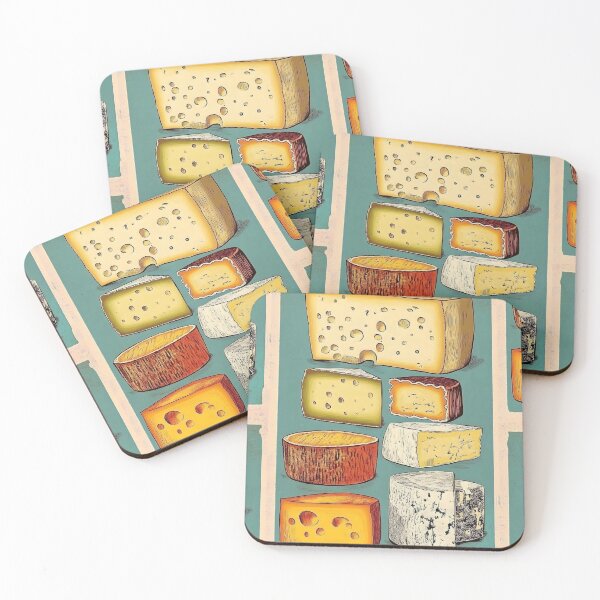 Item preview, Cheese Assortment - A Colorful Display of Texture and Flavor Variety: Brie, Swiss Cheese, Camembert, Blue Cheese and More designed and sold by OlfactoART Studio.