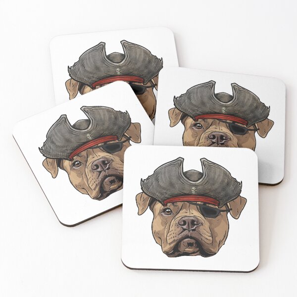 Item preview, Pirate American Pit Bull Terrier Dog designed and sold by whyitsme.