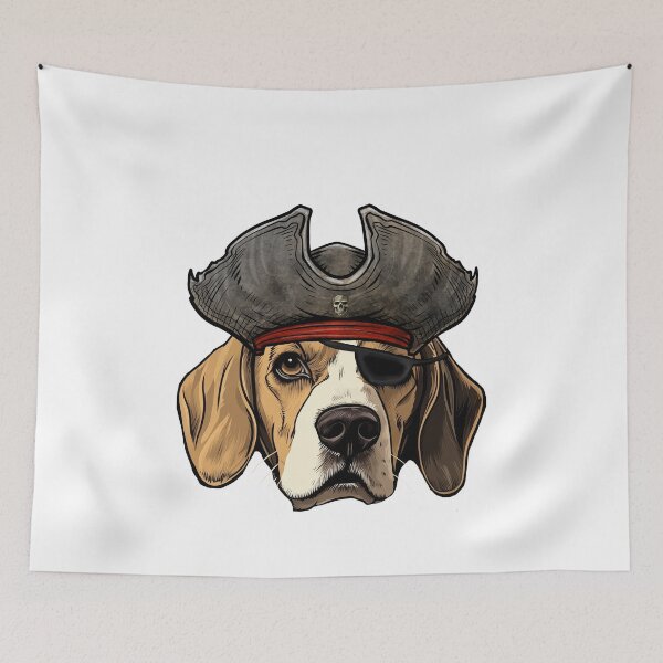 Item preview, Pirate Beagle Dog designed and sold by whyitsme.