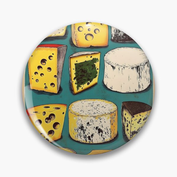Item preview, Farm Fresh Cheese Selection - Healthy, Protein-Rich Varieties Showcased in Vibrant Colors designed and sold by OlfactoART Studio.