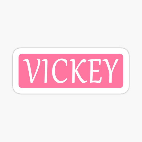 Vicky Name Label Stickers for Sale | Redbubble