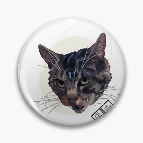 Item preview, Licking Lips: rescue cat designed and sold by Made-by-Anxiety.