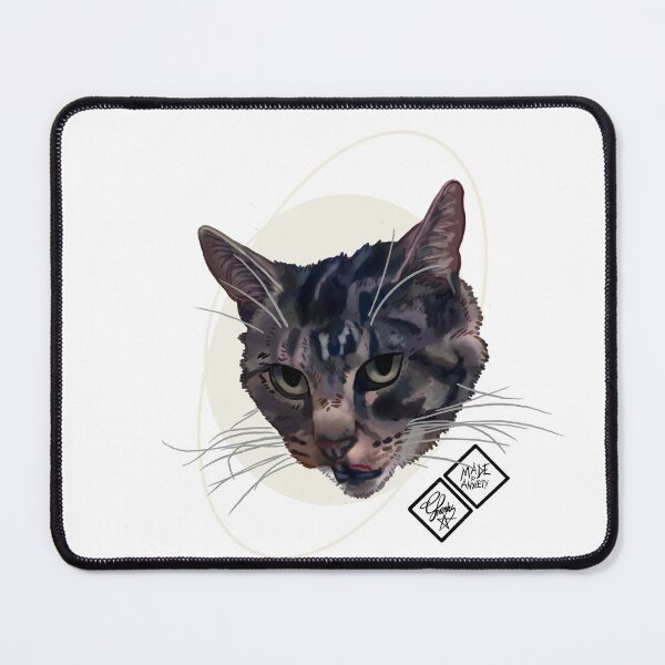 Item preview, Licking Lips: rescue cat designed and sold by Made-by-Anxiety.