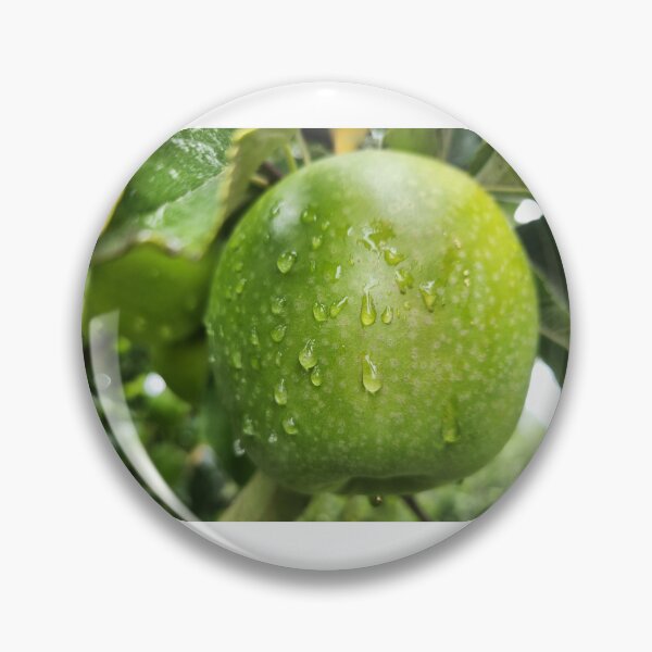 Item preview, Winter rain on a granny smith apple. designed and sold by Ram-studios.