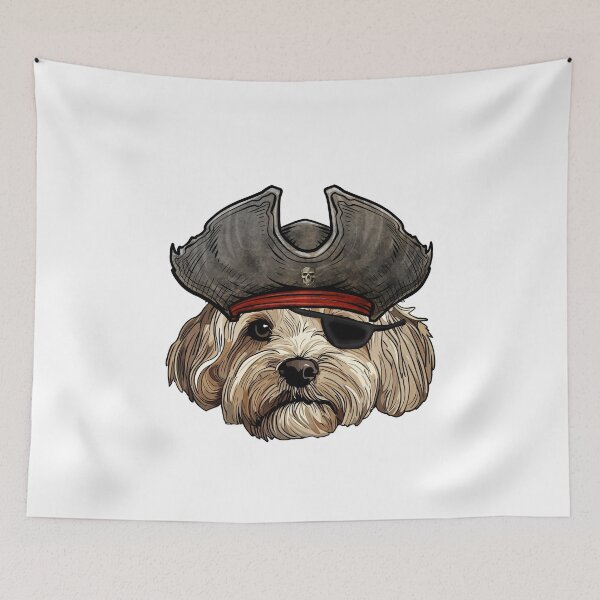 Item preview, Pirate Havanese Dog designed and sold by whyitsme.