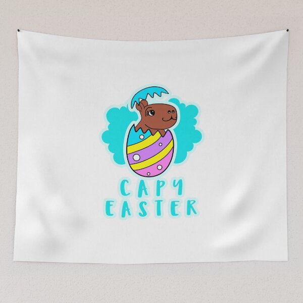 Item preview, Easter Humor Capybara designed and sold by Sartoris Art.