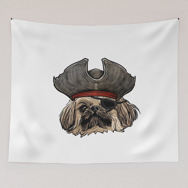 Item preview, Pirate Pekingese Dog designed and sold by whyitsme.