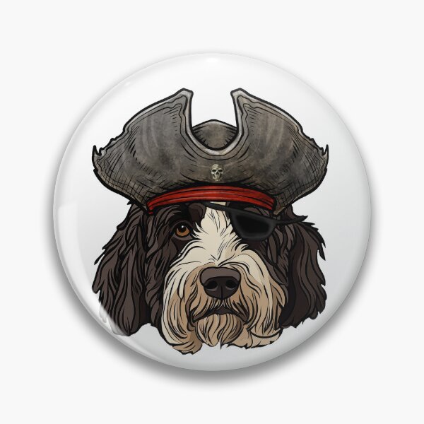 Item preview, Perro Sheepadoodle pirata designed and sold by whyitsme.