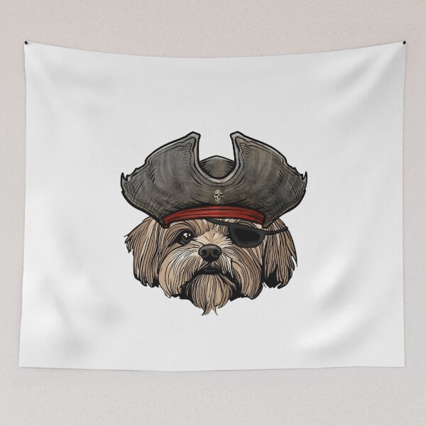 Item preview, Pirate Shih Tzu Dog designed and sold by whyitsme.