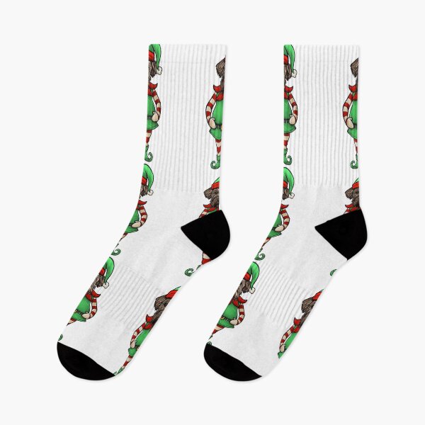 Item preview, Funny Christmas Elf Irish Wolfhound Dog designed and sold by whyitsme.