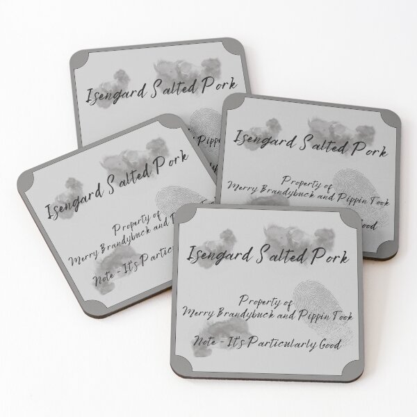 Item preview, Isengard's particularly good salted pork - Lord of the Rings Fictional Food designed and sold by FrikiStix.