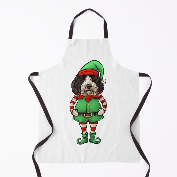 Item preview, Funny Christmas Elf Sheepadoodle Dog designed and sold by whyitsme.