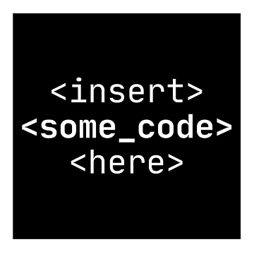 Artwork thumbnail, Code-Themed Sticker - Insert Some Code Design for Programmers by Early Career Designs
