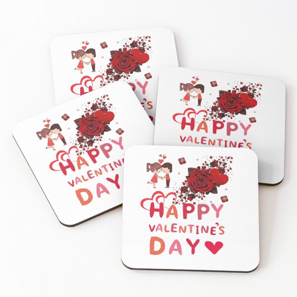 Item preview, Cute Happy Valentine's Day Design designed and sold by HG-Creation-Design.
