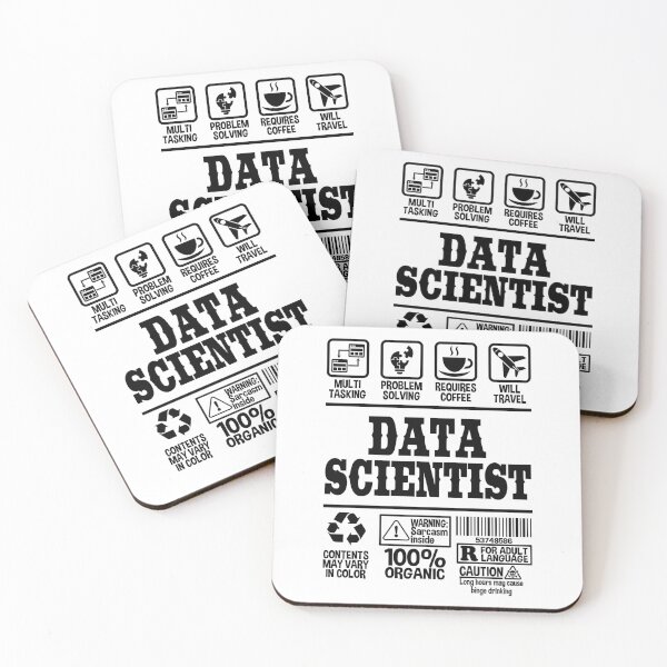 Item preview, Data Scientist – Multitasking Coffee Lover Gift for Big Data Enthusiasts designed and sold by ScienceCorner.