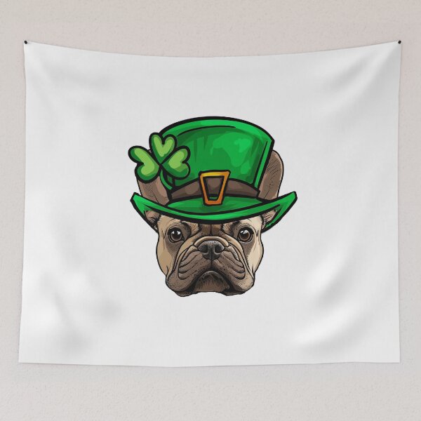 Item preview, Funny St Patricks Day French Bulldog Dog designed and sold by whyitsme.