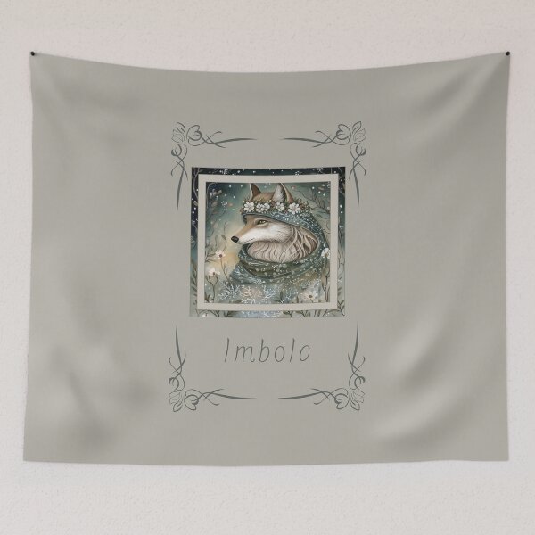 Item preview, Imbolc Wolf - Celtic Pagan Spring Celebration Design designed and sold by MissMutsie.