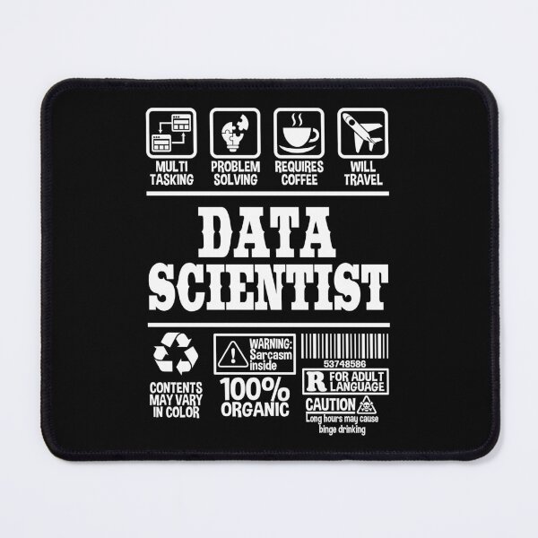 Item preview, Data Scientist – Multitasking Coffee Lover Gift for Big Data Enthusiasts designed and sold by ScienceCorner.