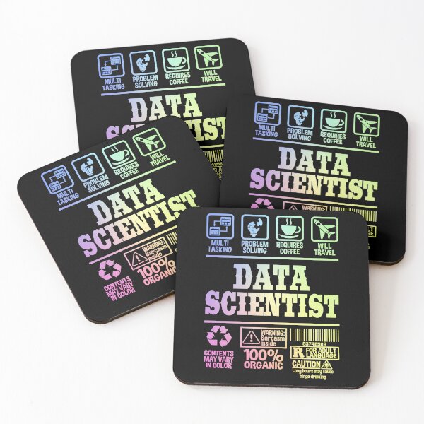 Item preview, Data Scientist – Multitasking Coffee Lover Gift for Big Data Enthusiasts designed and sold by ScienceCorner.