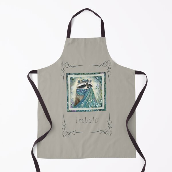 Item preview, Imbolc Racoon - Whimsical Celtic Pagan Spring Festival Design designed and sold by MissMutsie.