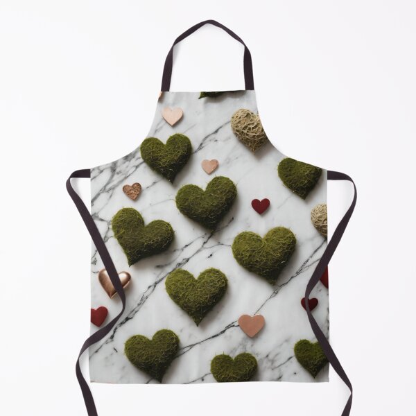 Item preview, Moss Hearts on Marble Countertop Design designed and sold by Slick-Waffles.