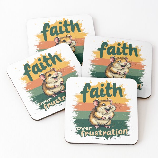 Item preview, Faith Over Frustration, Cute Hamster  Art designed and sold by Faithloveshop.