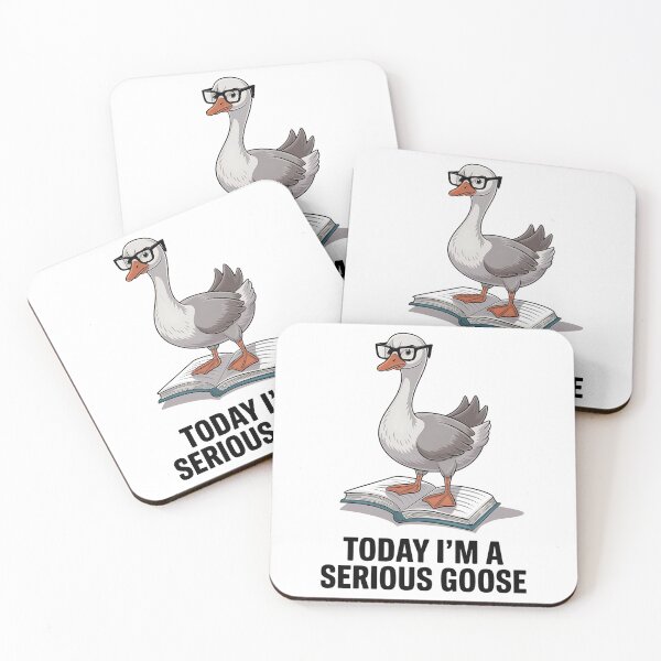 Item preview, Today I'm a Serious Goose Funny for Book Lovers designed and sold by TheWizArt.