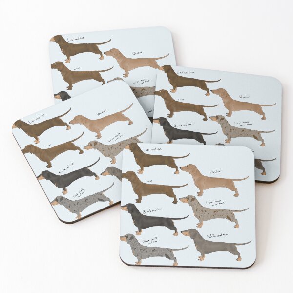 Item preview, Dachshund - Colours designed and sold by Pawsome-Doodles.
