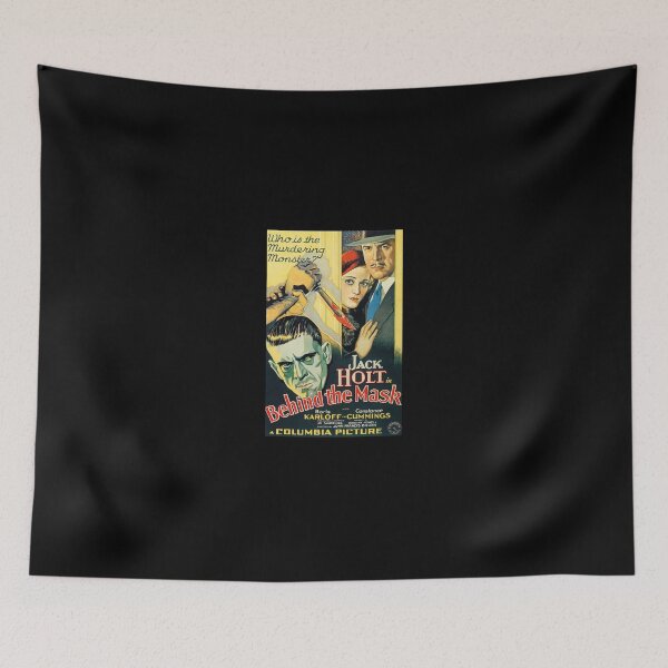 Item preview, Behind the Mask (1932) | Vintage Horror Film Design designed and sold by Mark Mentzer.