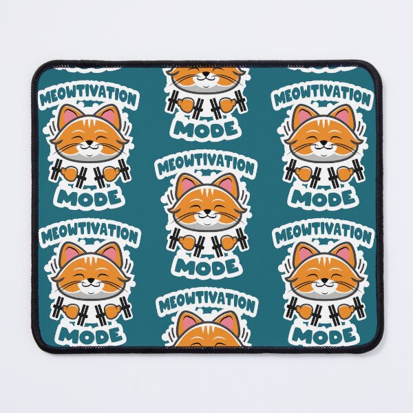 Item preview, Cute Kitty Fitness Partner Motivation designed and sold by Plant On Demand.
