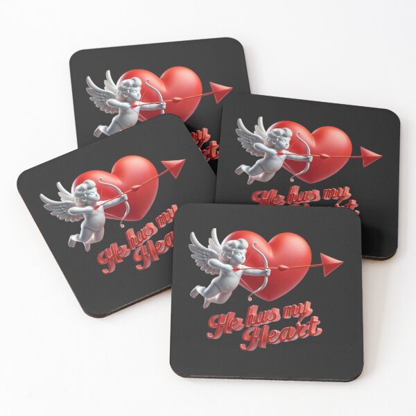 Item preview, Cupid aiming at a heart with loving message. designed and sold by hardingcarl2.