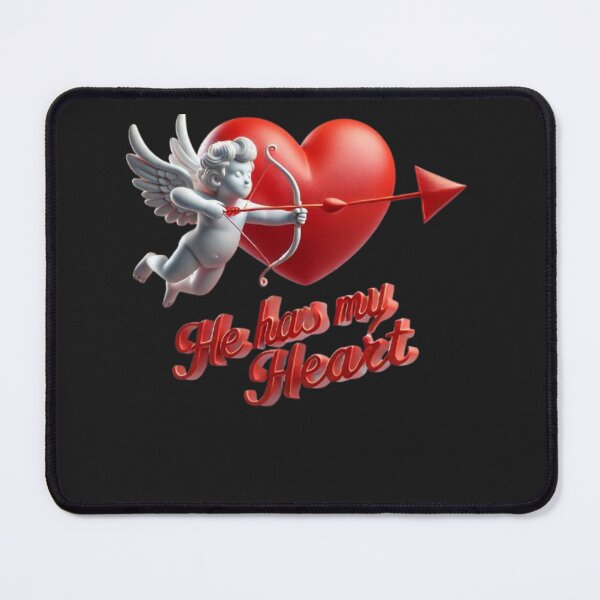Item preview, Cupid aiming at a heart with loving message. designed and sold by hardingcarl2.