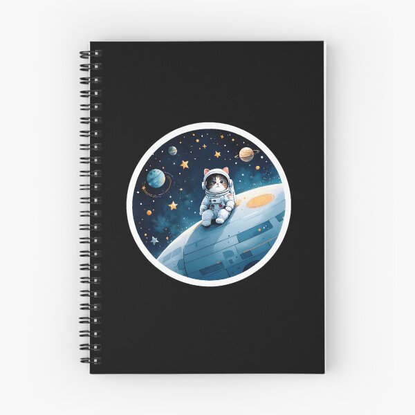 Item preview, CAT-STELLATION Cute Cat-stronaut Sitting On Rocket Ship designed and sold by Lithuane.