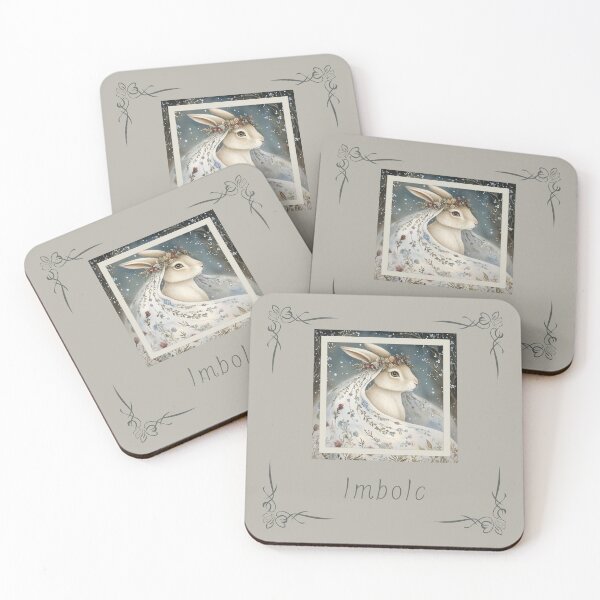 Item preview, Imbolc Rabbit - Whimsical Hare - Pagan Spring Celebration Design designed and sold by MissMutsie.