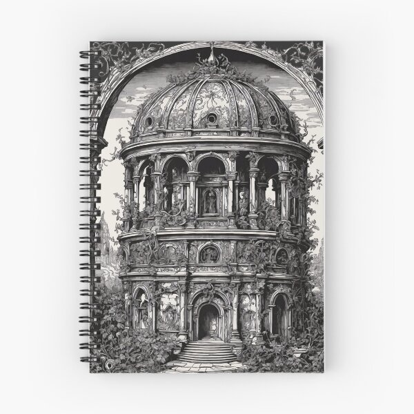 Item preview, Old Ruined Victorian Temple Gothic Style designed and sold by Printicato.