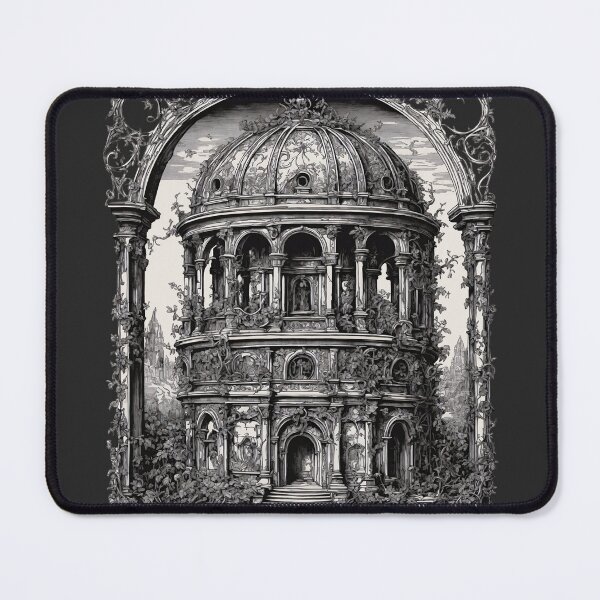 Item preview, Old Ruined Victorian Temple Gothic Style designed and sold by Printicato.