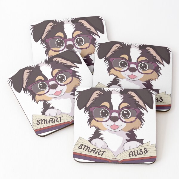 Item preview, Smart Auss, Funny Australian Shepherd Graphic designed and sold by Jsprater.