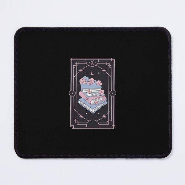 Item preview, Pink and blue floral bookish tarot designed and sold by Mateusz Majcherek.