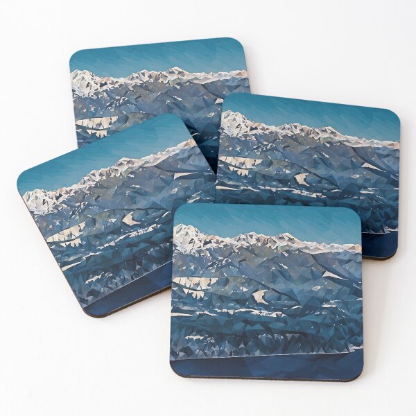 Item preview, Snow Covered Olympic National Park (Poly Art) designed and sold by flyscenicair.
