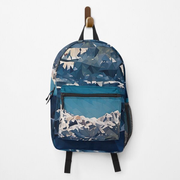 Item preview, Snow Covered Olympic National Park (Poly Art) designed and sold by flyscenicair.