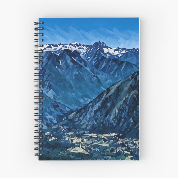 Item preview, Cascade Mountains Leavenworth (Poly Art) designed and sold by flyscenicair.