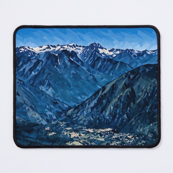 Item preview, Cascade Mountains Leavenworth (Poly Art) designed and sold by flyscenicair.