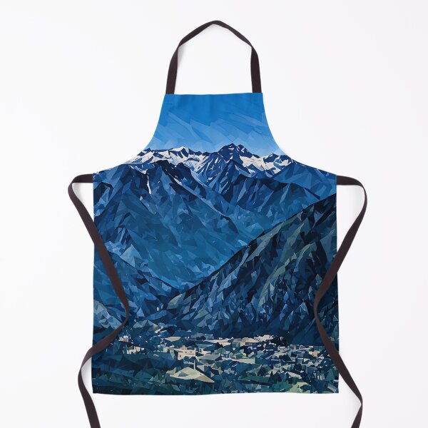 Item preview, Cascade Mountains Leavenworth (Poly Art) designed and sold by flyscenicair.