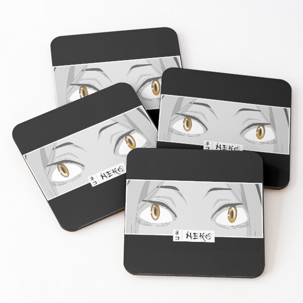 Item preview, Neko Anime Eyes Stare Japanese Cozy Manga Panel designed and sold by Otakurypto.