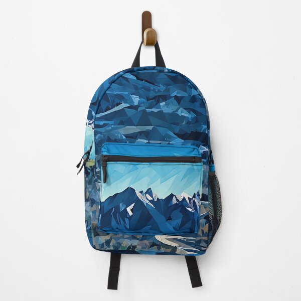Item preview, Cascade Mountains River Valley (Poly Art) designed and sold by flyscenicair.