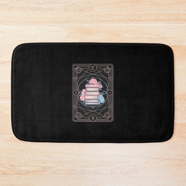 Item preview, Pink and blue floral bookish tarot designed and sold by Mateusz Majcherek.