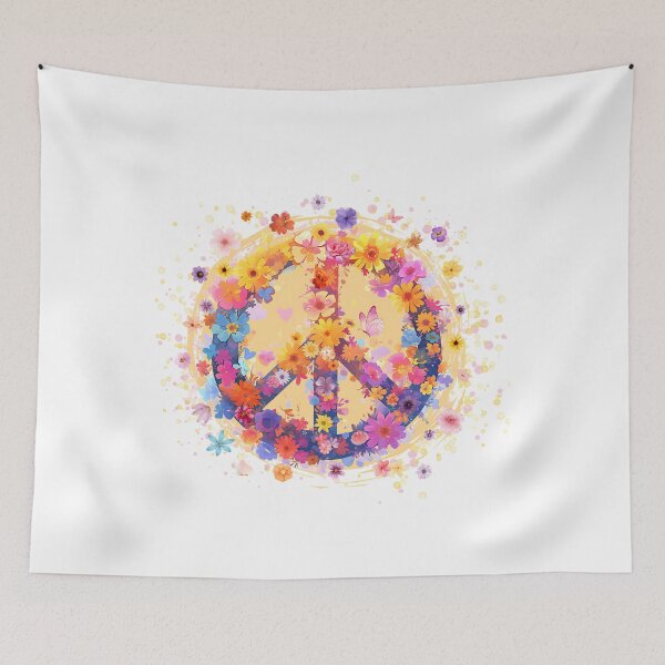 Item preview, Flower Peace Sign designed and sold by MudcreekDesign.
